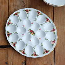 European style flower creative stock export ROYAL ALBERT ROYAL ALBERT ceramic egg tray