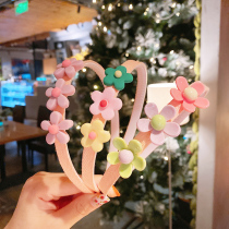South Korea Hair Hoop Childrens Hairpin Non-slip Super Cute Baby Head Stirrup Cute Princess Girl Flowers Headwear Girl Hair Accessories