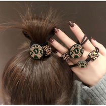 Head rope female Han Edition student cute network red leather band high elastic hundred and in hair circle Sen female department BAO WEN hair decoration