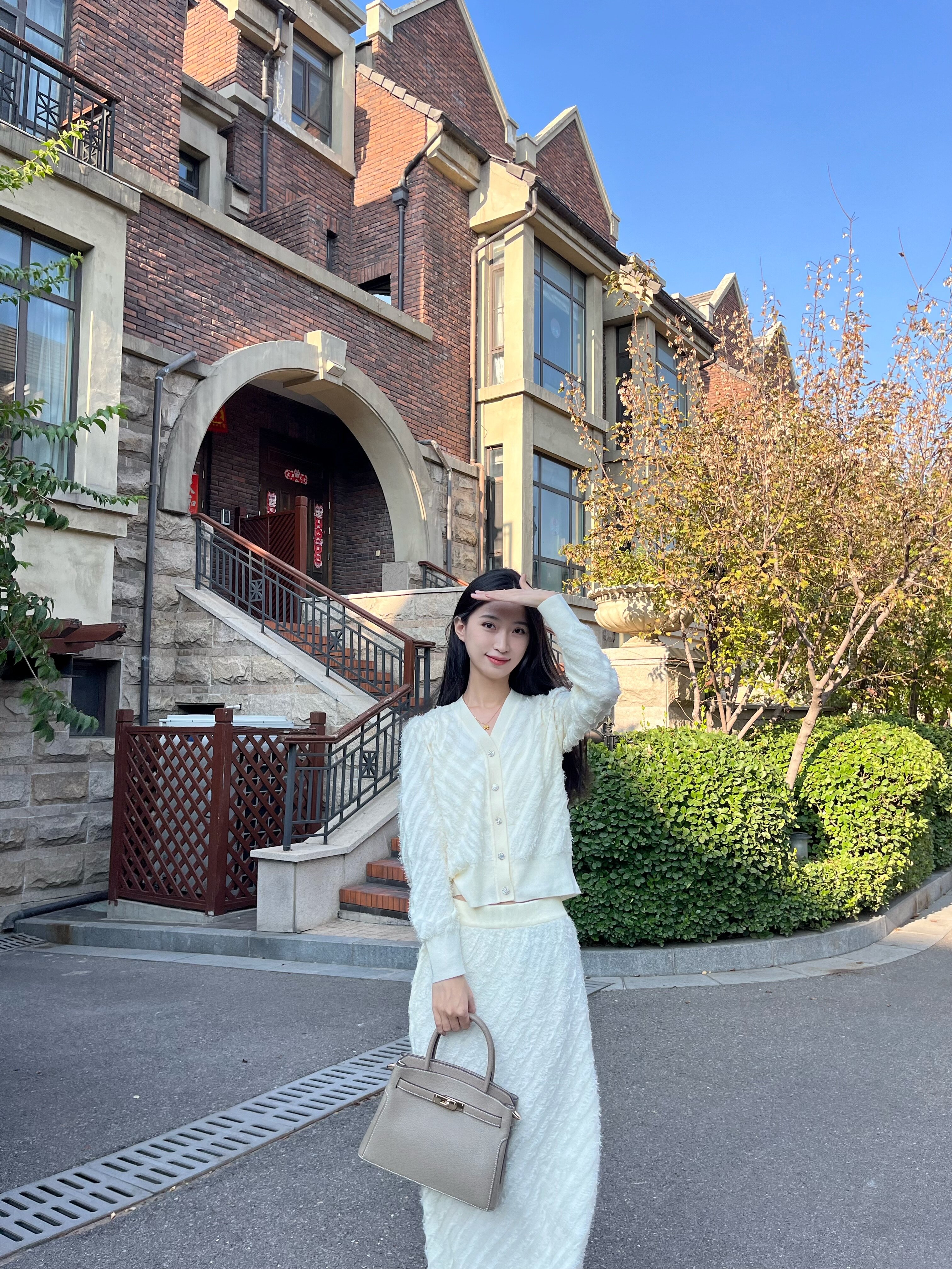 百丽鎏金岁月凯莉包 质感牛皮高级耐磨 大容量通勤 妈妈包婚包两用