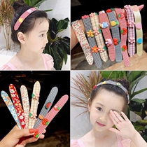 Two childrens magic sticker hair stirrup Cute Cartoon Headgear Princess Hairpin Girl with Broken Hair Liu Haisticker
