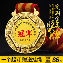 Metal medals customized football basketball championship competition creativity childrens primary school sports awards creativity