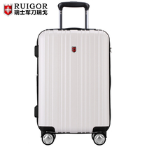 Swiss Army Knife Rigo Trolley Box Mens 20-inch Wantuan Travel Box 24-inch Enclosure Swiss Luggage Women New