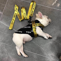 Dog anti-loss face-off collar Tide Cards Snownery Traction Rope Adjustable Teddy Large Small And Medium Dog Dog Chain Off