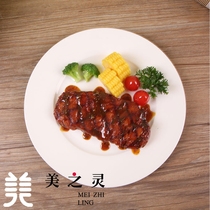 New custom simulation sirloin steak food food model Fake dish sample Photography props Window display