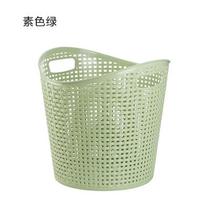 laundry basket storage bathroom rattan plastic dirty clothes