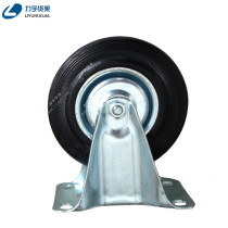 Force Yu 300 type flatbed truck directional wheel trolley castors industrial rubber wheel small trailer Shanghai manufacturer direct