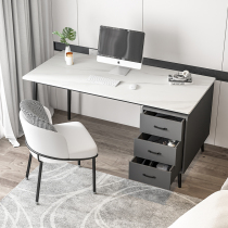 Light luxury computer desk desk integrated simple desk small apartment type writing learning desk computer desktop desk home