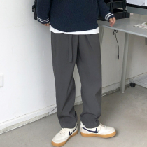 Day Department 90% CITYBOY Leisure pendant sensation Western pants male and female handsome T loose with wide leg pants in spring and summer straight