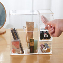 Acrylic transparent cosmetics storage box Mascara lipstick sample Lip gloss Lip glaze makeup desktop storage box