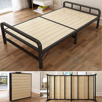 Rental room cot bed folding bed double iron bed household rental house 1 m 2 adult Strong durable single bed bed