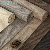 Handmade wool carpet living room sofa Japanese bedroom bedside blanket light luxury Nordic solid color home floor mat can be customized