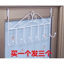 Clothes hook hanging bag Kitchen wall hanging bag rack frame wooden door clothes door rear hook storage beauty salon clothes rack front