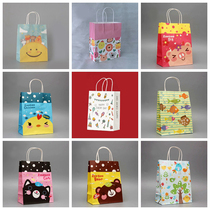 Large Size Cartoon Box Gift Kraft Paper Bag Birthday Gift Packing Bag Sub Hand Bag Toy Suit Doll