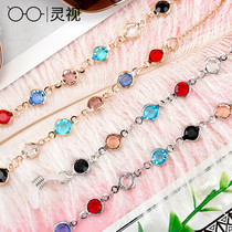 Glasses chain halter neck vintage Lolita womens simple sun sunglasses net red ins non-slip lanyard eye chain