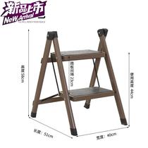 Take a ladder two-step ladder ladder ladder folding car wash double-layer high and low steps◆New◆Ladder stool can be car cushions