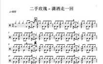 (301) secondhand rose-carefree walking back to rack-drum jazz drums original drum music pop music