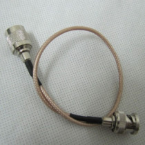 High frequency feeder connection line BNC(Q9) male head to TNC male screw inner needle silver plated jumper 0 5m