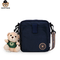 Danny bear bag female 2021 new wild crossbody bag female small bag simple shoulder bag outdoor leisure cloth bag