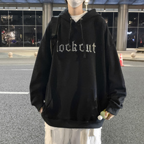 Hot Diamond hooded sweater mens spring and autumn loose sports casual jacket ins Korean trend Joker couple shirt