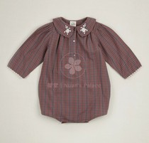 6-fold Division Horse Warm Hall APOLLINA retro baby Children Bohemian embroidered handmade one-piece clothes 88