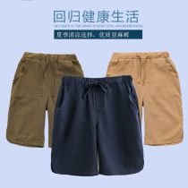 Boy Lin trousers summer breathable children in the cake of leisure five pants in large childrens shorts quick dry wear cotton trousers