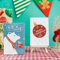 Christmas Postcards Snow Country Letters Christmas Series 30 Creative Gifts Message Greeting Cards