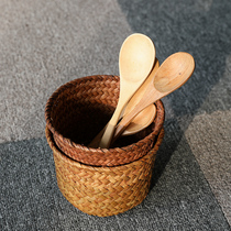 Field Garden Pen Holder Containing box Desktop finishing containing basket Herbal Florator Inserts Flower Basket Green Plant Flower Pot