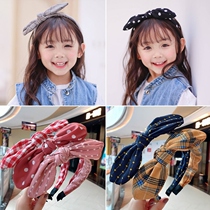 Purple hair band female purple girl hair band Non-slip hair band Little girl hair card student girl pressure headband female
