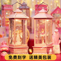Crystal ball transparent ball Dream Music Box Music Box birthday gift to send girls Princess practical children children