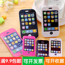 Cartoon cute eraser iphone Apple mobile phone Korean creative image skin primary school supplies small prize