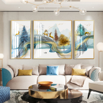 5d Diamond painting Triple Union painting European style fortune deer stick diamond cross stitch 2019 new diamond embroidery living room simple landscape