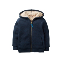MiniBoden hoodie childrens middle-aged child plus velvet coat UK direct childrens clothing spring and autumn