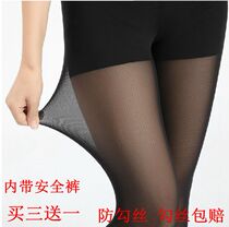 Summer thin section large size stockings Womens pantyhose anti-hook silk fat mm plus fat plus socks Mesh anti-light one-piece socks