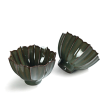 Green Porcelain Handmade Cup Iron Tire Master Cup Kung Fu Tea Set Home Tasting Cup Original Mine Small Mug Masters Cup Single Cup Bowl