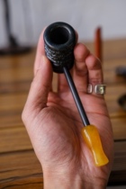 Honeywax Pipe Cigar Mouth Army Customized Environmental Protection Filter Customized as Danish Eltang Hammer Danish Mariner