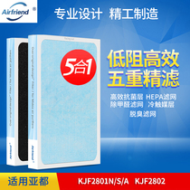 Adapting beauty air purifier filter KJ20FE-NH3 NN filter element 200G-C41 210G-C46 C42