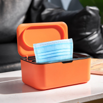 Creative Mask Containing box Xuanguan Vehicle Ear hood mouth and nose cover Mouth Nose Cover Box Home Storage Deviner