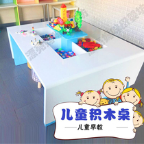 New early teaching toys game table indoor playground paradise equipment children kindergarten puzzle stall table paint