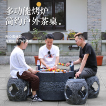 Garden barbecue grill household barbecue grill outdoor barbecue table supplies charcoal stove barbecue stove brazier heating grill stove