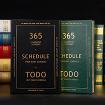 gtd business exquisite thickening 2021 notebook art exquisite gift men simple notepad business work European style Hand Book custom printed logo gift box Hand Book