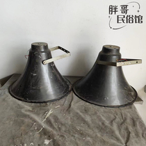 Old-style big trumpet old objects folk old old rural village horn farmhouse decoration