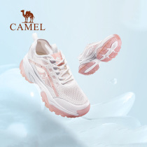 Camel Womens Shoes 2021 Summer New Joker Breathable Snetting Shoes Jelly Shoes Casual Daddy Shoes Women