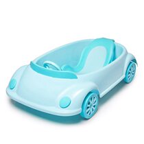 Baby bath tub newborn can sit and lie universal tub baby tub car shape childrens bath rack