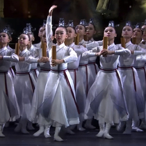 Childrens National School Hanfu Dance Plays Out of the Ancient Costume Classical Dance and Teenage Line Three Words Scripted Performance Costumes
