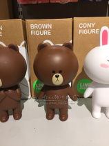 Korean line friends Brownbear Jin Dong steamed bread people gown hand car ornaments decoration