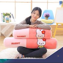 Long pillow girl cute removable and washable female sleeping bed pillow bedside man long cylindrical pillow cushion