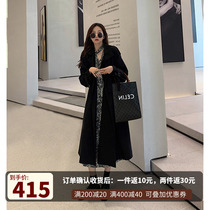  Windbreaker womens mid-length 2021 spring and autumn new Korean version of the small British Hepburn style popular jacket womens trend