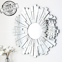 Glass mirror stereo wall hanging mirror Bathroom Mirror Home Decoration Mirror Genguan Mirror Fashion Ou-style