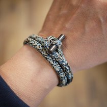 (Old Chen) Dutch pig and hen tin Ted hand-woven boat rope couple hand rope bracelet